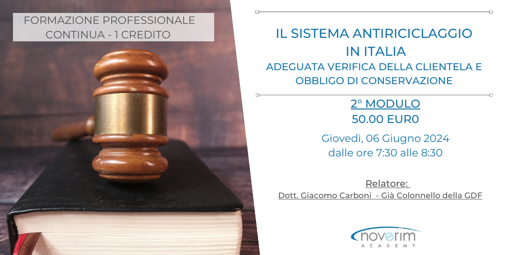 OLD_Il sistema antiriciclaggio in Italia - Modulo n.2