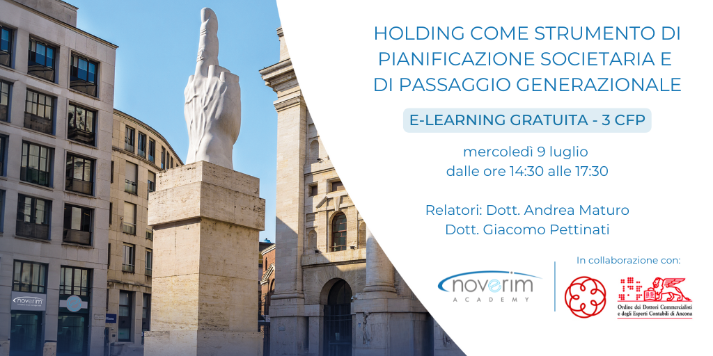 Holding come strumento di pianificazione societaria