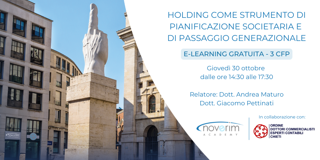 Holding come strumento di pianificazione societaria e di passaggio generazionale