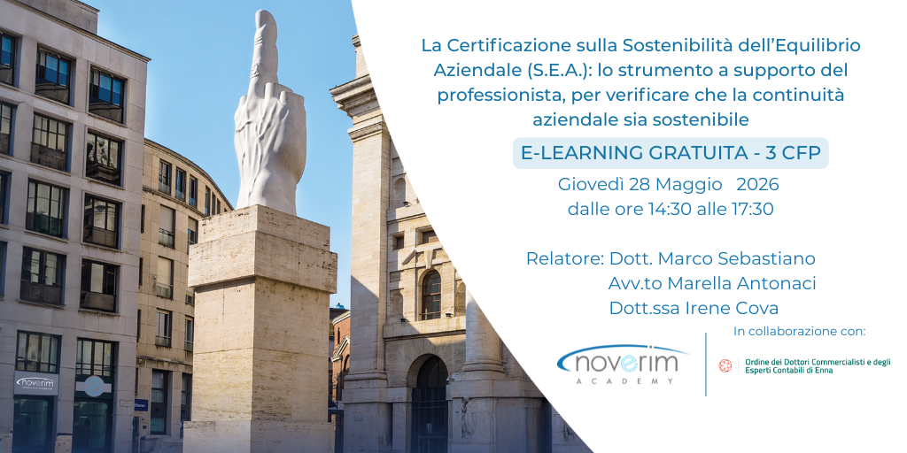 La Certificazione sulla Sostenibilità dell’Equilibrio Aziendale (S.E.A.): lo strumento a supporto de