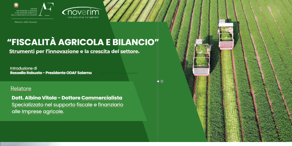 "Fiscalità Agricola e Bilancio"