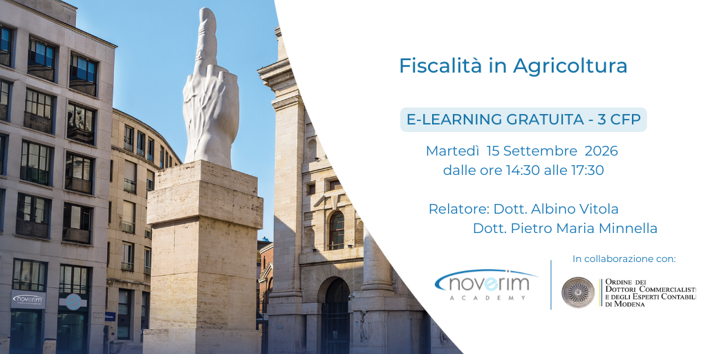 Fiscalità in Agricoltura