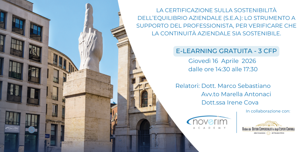 La Certificazione sulla Sostenibilità dell’Equilibrio Aziendale (S.E.A.): lo strumento a supporto de