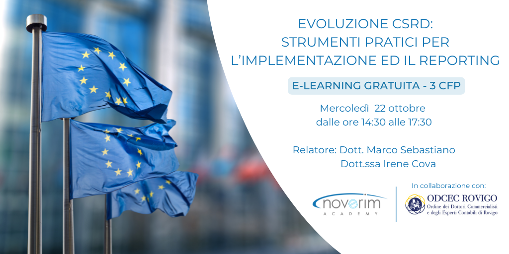 Evoluzione CSRD: strumenti pratici per l'implementazione ed il reporting